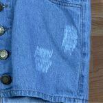 Ariene Size 40 Jeans Luxo Denim Skirt with Distressed Look Photo 2