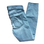 Gap Womens Denim Raw Hem Skimmer Skinny Light Rinse Leggings Jeans - Sz 26 Photo 3