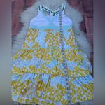 Adidas  Women's Stella McCartney Dress in White and Yellow Photo 6