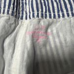 Vineyard Vines  Striped Embroidered Shorts Women's Size 4 Blue White Yellow Pink Photo 4