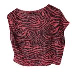 In The Mood For Love Biarritz Zebra Top Neon Pink ITMFL size XL Photo 4