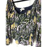 Cleobella Dakota Smocked Ruffle Peplum Long Sleeve Top Size Large Photo 2