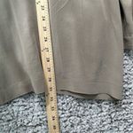 Gillian Women's Silk Open Cardigan Taupe Size 12 Capsule‎ Minimalist Casual Chic Tan Photo 2