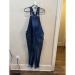 Seraphine Maternity Denim Overalls Womens Size 10 Straight Blue Photo 1