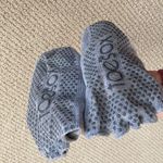 Toesox Half Toe Bellarina Grip Socks Size Medium Grey Barre Pilates Yoga EUC Gray Photo 8