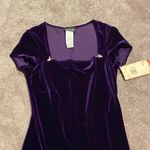 Onyx Nite NWT  Purple Crushed Velvet Evening Gown – Size 8 Photo 1