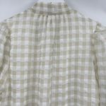 Walter Baker  Anthropologie Alia Gingham Ruffle Tie Mini Shift Dress Size Medium Photo 6