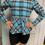 Sundance  Peplum Plaid Flannel Photo 0