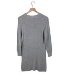 J.Crew Mercantile Bow Neck Sweater Dress Size Medium Grey Wool Blend Knit K3498 Photo 2