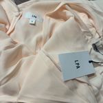 LPA NWT  x Revolve Ruffle Flutter dress Small Blush Photo 2