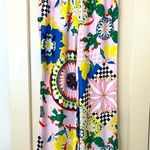 Maeve Anthropologie  Straight-Leg Silk Pull-On Pants XS NWT Photo 3