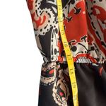 Loft Ann Taylor  Black Sunset Paisley Halter Dress Large Petite Boho Beach Y2K Photo 11