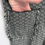 Sioni Sweater Vest Womens Medium Black White Knit Viscose Photo 3