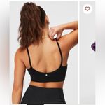Fabletics New  Cloud Seamless Black Bralette Sports Bra in Large Photo 4
