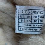 UGG  9 Genuine Sheepskin Shearling n Suede Tall Lace Up Boots Style 5163 Photo 9
