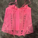 Victoria's Secret pink corset top Photo 1