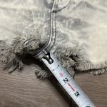 True Religion Scout Boyfriend High Rise Distressed Acid Trip Gray Jean Shorts 28 Photo 12