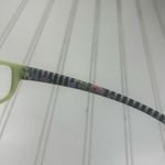 Women’s Lime Green Rectangular Eyeglasses Stripe Arms | Fashion Reading Glasses Photo 4