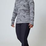 Mondetta L Large Camo Jacquard Half Zip Light Gray Camo Photo 1