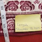 LC Lauren Conrad 𝅺Lauren Conrad LC medium burgundy cream paisley print midi dress Photo 9