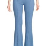 Area Stars New Ribbed Knit Flare Leg Full Length Pull On Pants Blue Size Small Photo 3