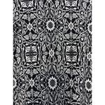 J.Jill  Black White Floral Pattern Long Sleeve‎ Top Sweater L 100% Cotton Photo 1