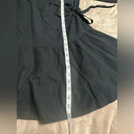 ASOS  Black Cotton Wrap Dress Short Size 4 Photo 2