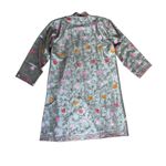 None Vintage smoke-green long Kashmiri jacket embroidered size M Photo 1