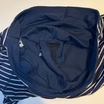 Athleta  Stealth Skort‎ Navy Blue White Striped Size Large Athletic Skirt Shorts Photo 11
