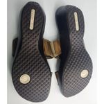 Cole Haan  Bronze‎ Wedge Sandals Nike Air Comfort Slides Size 8 Photo 2