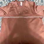 H&M Women’s Satin tunic Old rose color Photo 9