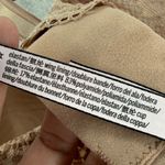 Victoria's Secret  Plunge Bra 36DD Beige Floral Lace Gold‎ Hardware Lingerie Photo 7