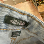 Wild Fable Women's Light Blue Distressed High Ride Jean Cutoff Shorts Size 6 Photo 4