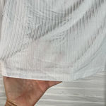 Abound  Long Sleeve Cropped Cut Out Top Size L in Grey Fog NEW Photo 4