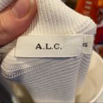 ALC Frank A.L.C. White Knit A Line Mini Skirt Womens XS Crochet Boho Cottage Core Bridal Photo 3