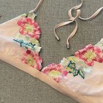 Beach Bunny ‎ Floral Daze Bikini Top Pink Flowers Photo 7