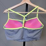 Victoria’s Secret Ultimate Push up Corset Gray Yellow Sports Bra New Size XXL Photo 8