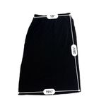 Jessica Howard Women's  Black Velvet Skirt Suit Size 4 Photo 3