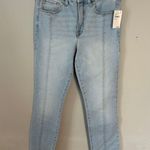 Good American Good Legs Raw Seam Crop Jeans 8/29. NWT NEW Step Hem Photo 1