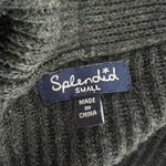 Splendid Sullivan Cotton Wool Blend Asymmetrical Hem Sleeveless Sweater Vest S Photo 1