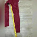 Zyia Nwt  Active Rosa Maze Light n Tight Hi Rise Legging 28" Red Floral Print Photo 1