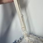 Solid & Striped Dress Women XS Blue White Eyelet Mini Ruffle Embroidery Preppy Photo 5