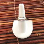 Silpada  KR Collection Brass & Crystal Ring Size 7 Photo 3