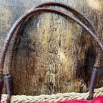 Sonoma patriotic straw bag, red, white & blue sequin embellished stars Photo 3