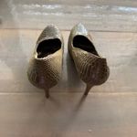 Shoedazzle Green Marisol Snakeskin Heels Sz 9 Photo 5