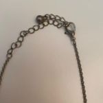 Silver and rhinestone bar necklace Photo 3