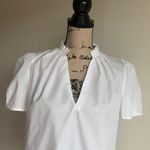 River Island  White V-Neck Top Size 6 NWT Photo 2