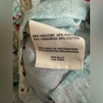 Free People  Blue Boxy Bird Cropped Tank Photo 2