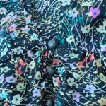 Anthropologie Akemi & Kin Sheer Floral Babydoll Dress Size XS Photo 4