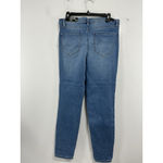 Nicole Miller Womans  NY Soho High Rise Ankle Skinny Flex Blue Jeans 14 NWT Photo 1